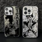 Black Clovers Astas Phone Case for Samsung Galaxy S26 S25 Edge S24 S23 S22 S21 FE S20 Ultra Plus 5G Colorful Silver Hard Cover
