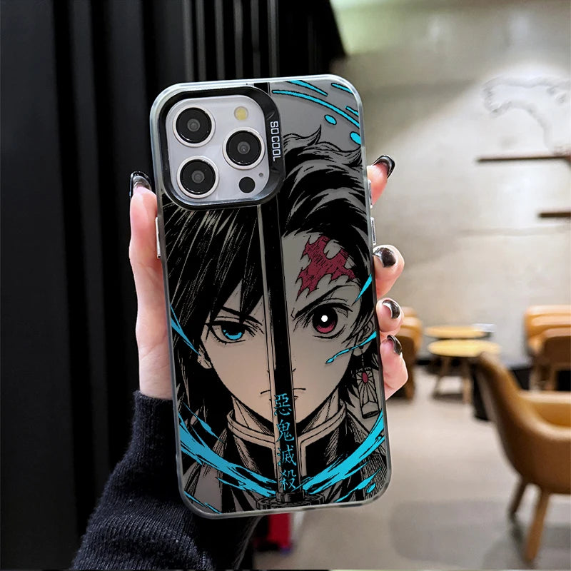Phone Case for DEMON SLAYER TANJIRO GIYUU RENGOKU iPhone 12 17 Air Pro Max 16 15 11 14 13 Pro Max XS X XR Plus 8 7 SE 2020 Cover