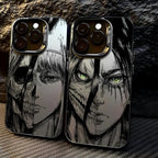 Luxury Attack On Titan Phone Case For iPhone 17 17e 16e 16 15 14 13 12 11 mini Pro Max X XR XSMAX 8 7 Air Plus Anti Fall Matte