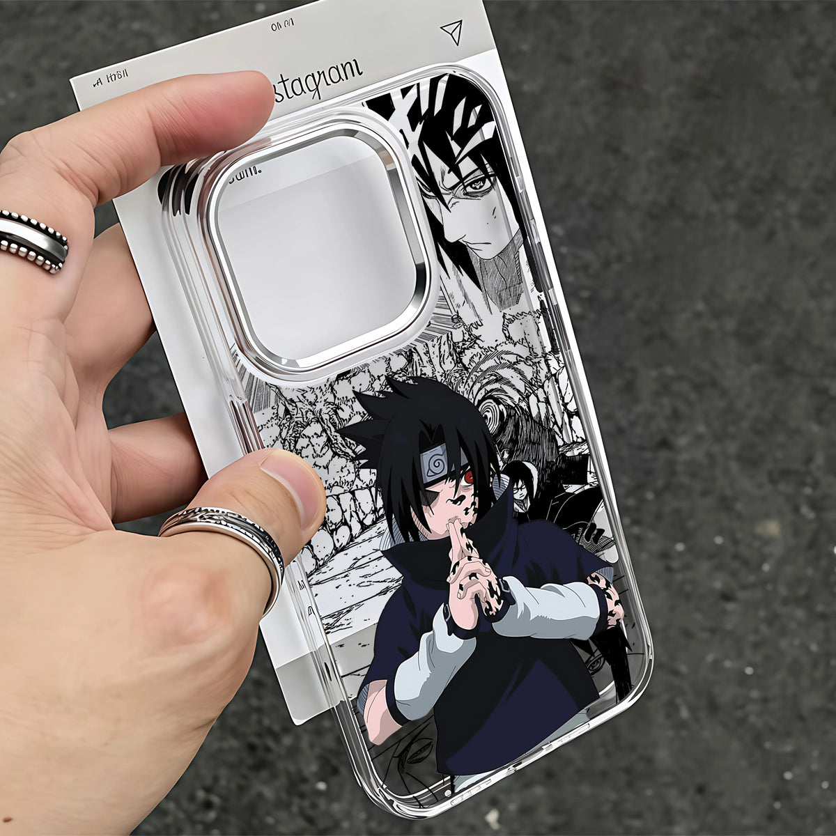 Anime Uchihas Sasukes Phone Case For iPhone 17e 17 16e 16 15 14 13 12 11 mini Pro Max X XR XSMAX 8 7 Air Plus Clear