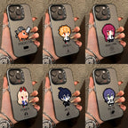 lovely pixel Matte Phone Case for Oppo A5x A5 A3x A60 A79 A98 A1 A78 A58 A38 A18 A57 A76 A17 A94 A74 F29 Pro 4G 5G chainsaw man