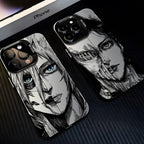 Luxury Hot Anime Attack On Titan Phone Case For iPhone 17 16e 16 15 14 13 12 11 mini Pro Max X XR Air Plus Anti Fall Matte Cover