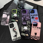 Phone Case for Samsung Galaxy S26 S25 S24 S23 Note20 FE Ultra Edge Plus 5G Anti Fall Matte Cover Japanese Anime T-Tokyo Ghoul
