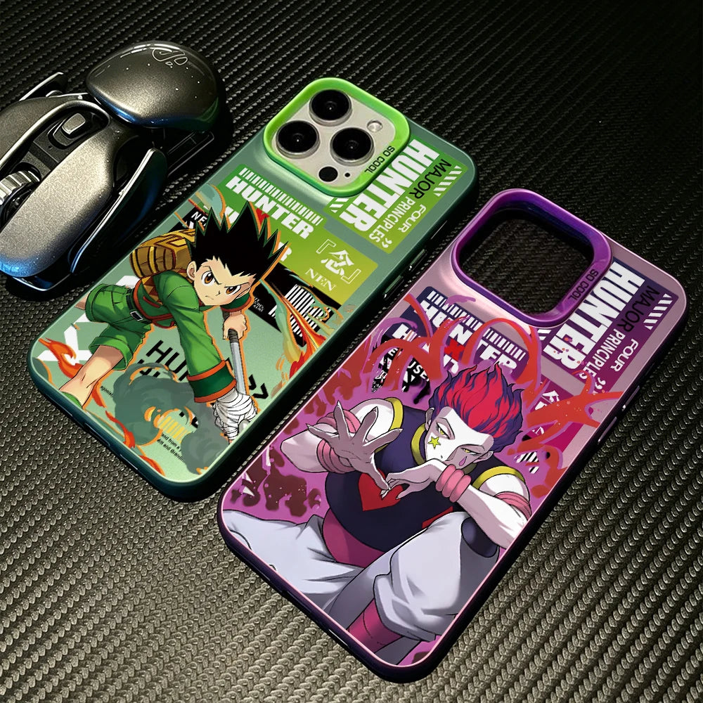 Hot HuntersÃHunters GONs Hisokas Phone Case For iPhone 17 17e 16e 16 15 14 13 12 11 mini Pro Max Air Plus Anti Fall Matte Cover