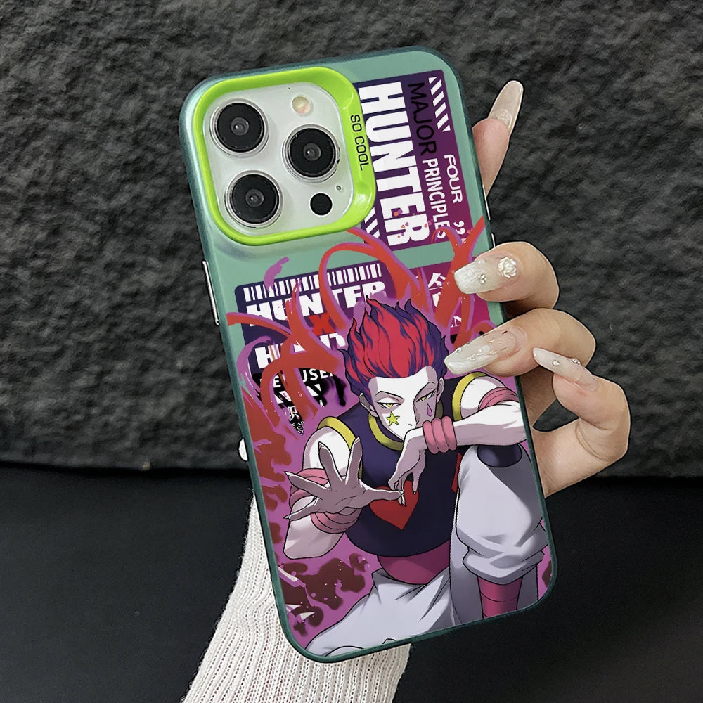 Hot HuntersÃHunters GONs Hisokas Phone Case For iPhone 17 17e 16e 16 15 14 13 12 11 mini Pro Max Air Plus Anti Fall Matte Cover