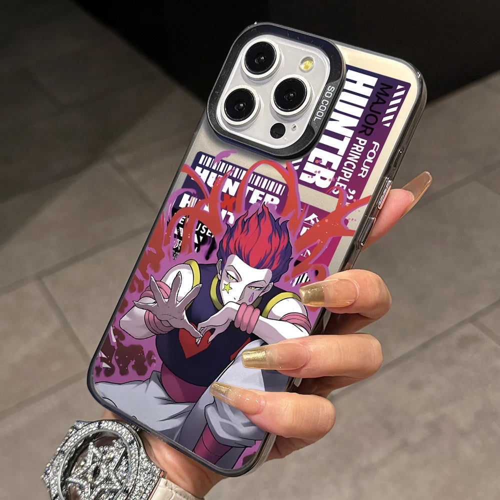 Hot HuntersÃHunters GONs Hisokas Phone Case For iPhone 17 17e 16e 16 15 14 13 12 11 mini Pro Max Air Plus Anti Fall Matte Cover