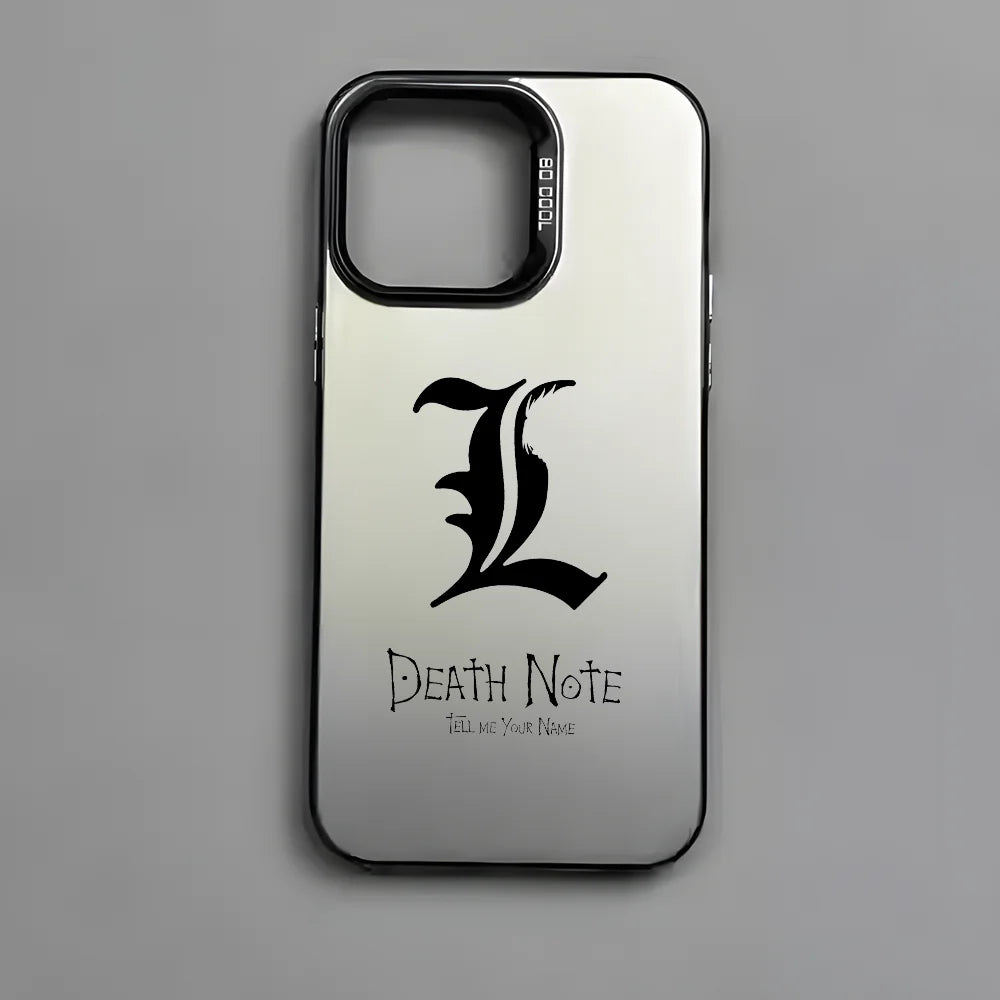 Anime D-Death Note Comics Phone Case For iPhone 16 15 14 13 12 11 Pro Max Plus â Colorful Gradient Soft TPU Back Cover