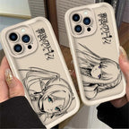 Anime Frieren Cute Fern Silicone Phone Case For iPhone 17 Air 16 16E 15 14 13 12 11 Pro Max X XS X S Max XR SE 2020 SE4 7 8 Etui