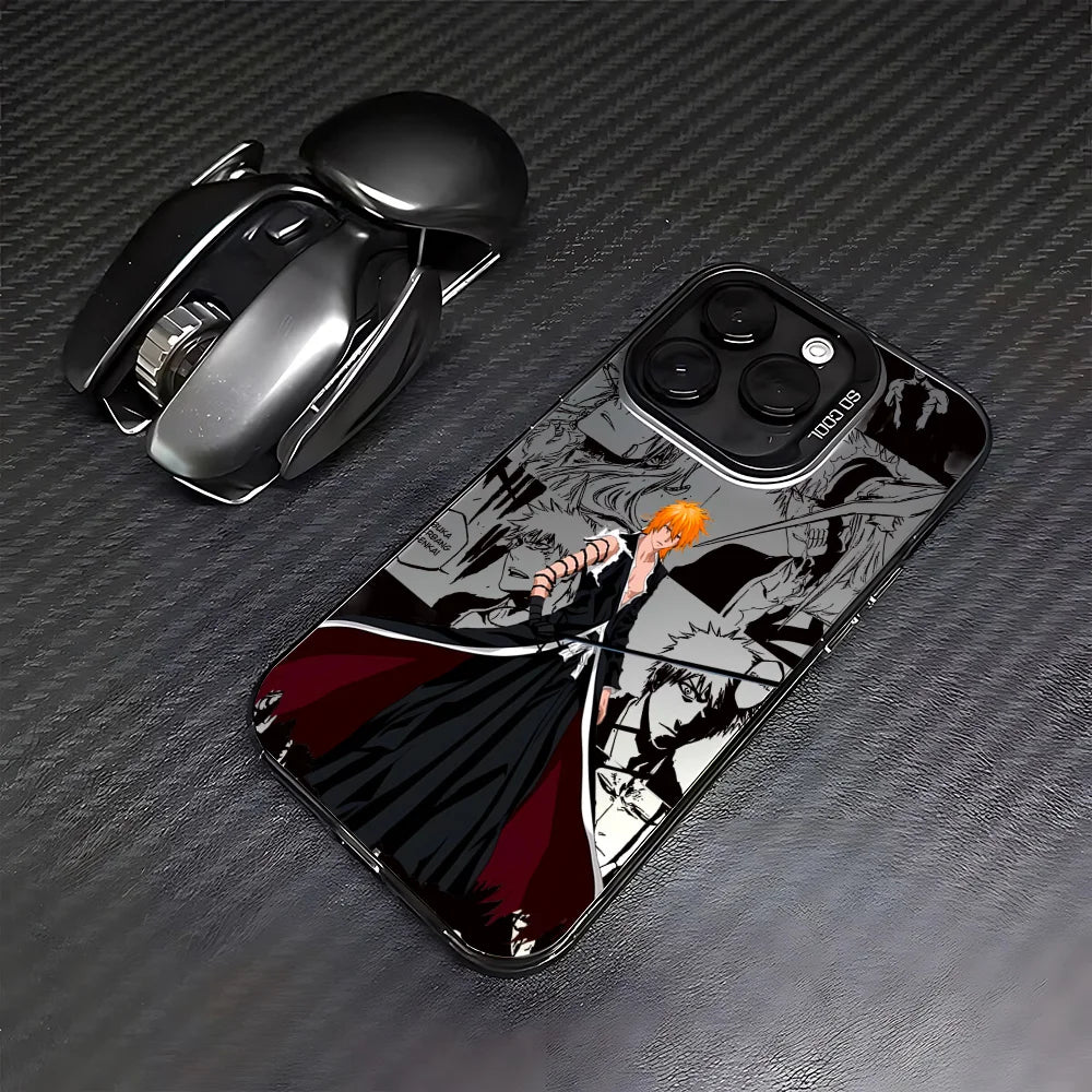 Anime Cool BLEACHS Phone Case For iPhone 16e 16 15 14 13 12 11 mini Pro Max X XR XSMAX 8 7 Plus Anti Fall Matte Back Cover Funda