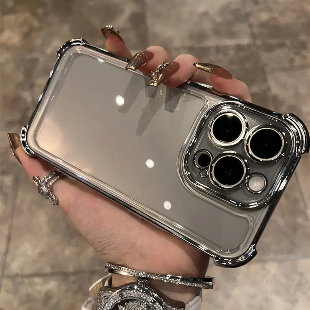 Hot Dragon Ball Plating Phone Case For iPhone 17 17e 16e 16 15 14 13 12 11 Pro Max X XR XSMax 7 8 Mini Air Plus Anti-Fall