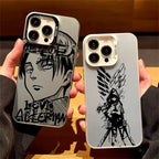 Phone Case For Apple iPhone 17 Air 16E 15 14 Plus 13 12 11 Pro Max Mini Funda Cover A-Attack on Titan Eren