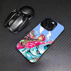 JOJOS B-Bizarres Adventures Phone Case For iPhone 17,16,15,14,13,12,11 Plus,Pro Max,Colored Silver Phone Case