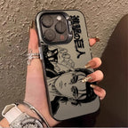 Eren Yeager Attack on Titan Plating Case for iPhone 17 Air 16 15 11 12 14 13 Pro Max XS X XR Plus 8 7 SE 2020 Shockproof Cover
