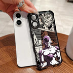 Dragons Balls Friezas Gokus Plating Phone Case For iPhone 17 17e 16e 16 15 14 13 12 11 Pro Max Mini Air Plus Anti-Fall Airabag