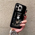 Asta Cartoon B-Black Clover Phone Case For IPhone17 Air 16 15 14 Plus 13 12 11 Pro 7 8 XS Max XR Silver Black Bumper Case
