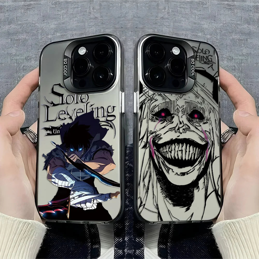 Anime S-Solo L-Leveling Phone Case for Samsung Galaxy S25 S24 S23 S22 S21 S20 Note20 FE Ultra Plus 4G 5G Anti Fall Matte Cover
