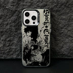 Black Clovers Astas Phone Case for Samsung Galaxy S26 S25 Edge S24 S23 S22 S21 FE S20 Ultra Plus 5G Colorful Silver Hard Cover
