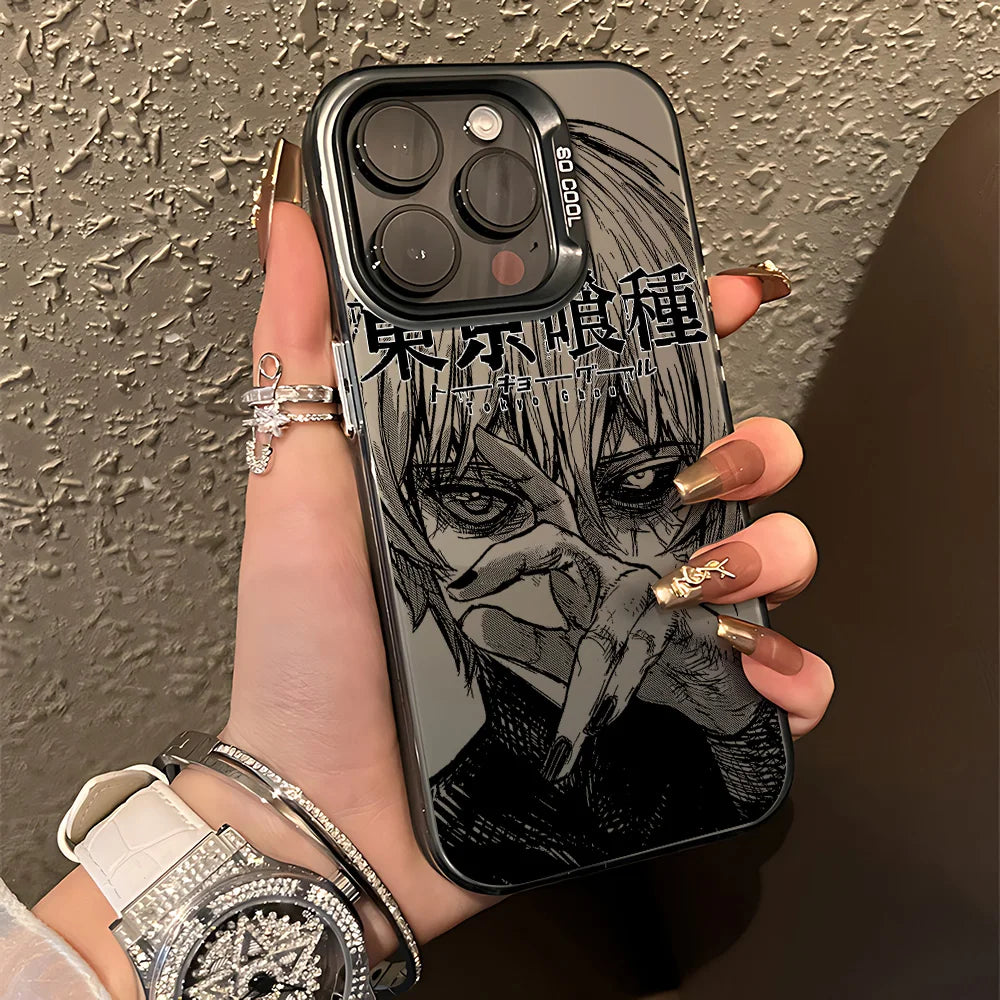 Anime Tokyo Ghoul Phone Case For iPhone 17 17e 16e 16 15 14 13 12 11 mini Pro Max X XR XSMAX Air Plus Anti Fall Matte Back Cover