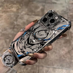Black Comics D-Dragons Plating Phone Case For iPhone 17 17e 16e 16 15 14 13 12 11 ProMax Mini Air Plus Anti-Fall Airabag B-Balls