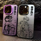 Hot Anime A-Attack on Titan Phone Case For iPhone 17 16 15 14 13 12 11 Pro Max Designer Matte Laser Aurora Funda Phone Case