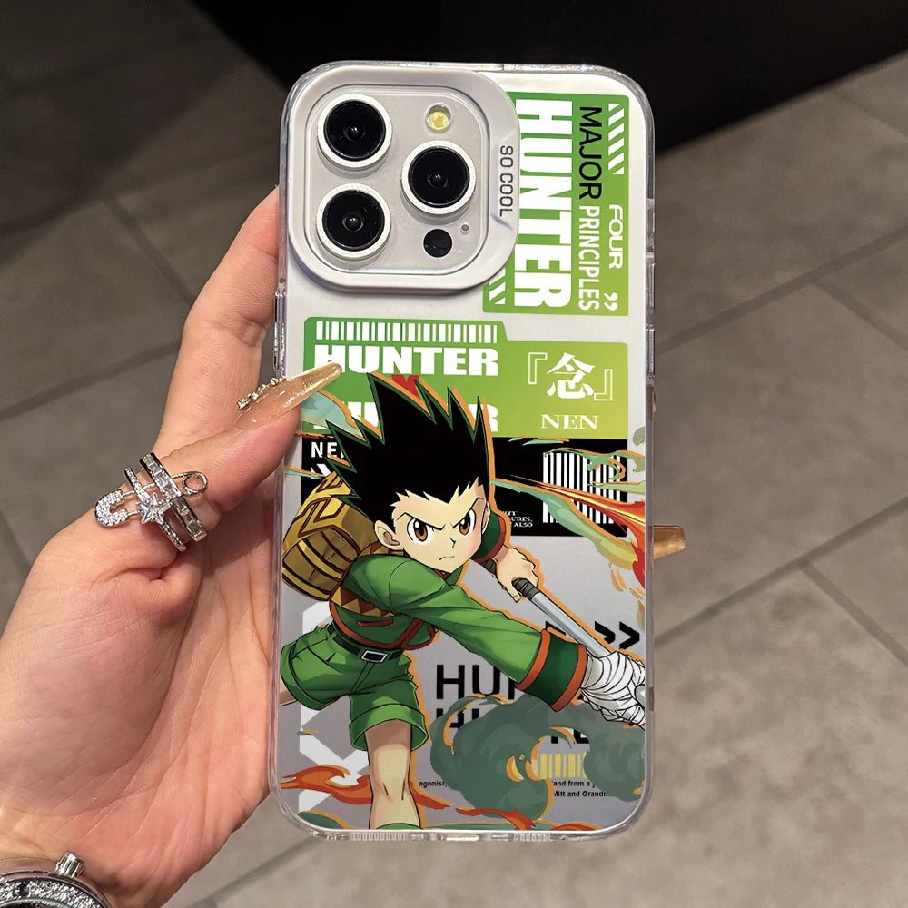 Hot HuntersÃHunters GONs Hisokas Phone Case For iPhone 17 17e 16e 16 15 14 13 12 11 mini Pro Max Air Plus Anti Fall Matte Cover
