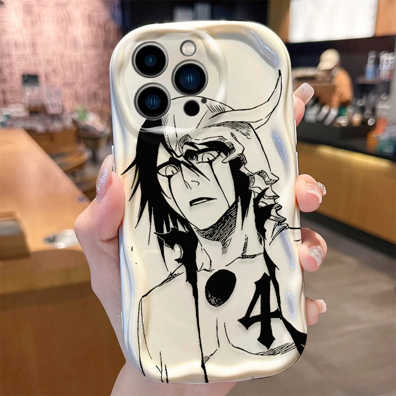Anime Bleach Wave Phone Case For iPhone 17 Air 16 15 14 13 12 11 Pro Max Plus Mini SE2020 2022 Shockproof Silicone Back Cover