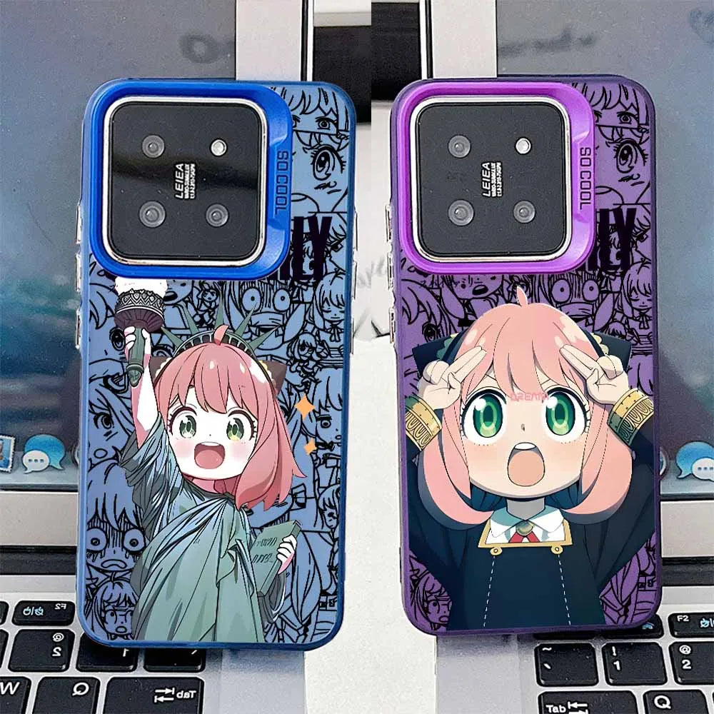 SPYÃFAMILY Anya Forger For Xiaomi Redmi Note 15 14 13 12 11E 11S 11 Pro Plus Lite Max Colorful Funda Silicone Soft Phone Case