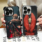 MHA My Hero Hawks Soft Phone Case For iPhone 15 16 17 Air 14 Pro Max 16E Plus 13 12 Mini Plating Anti-Fall Fundas