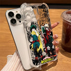 My Hero Academia Cool Anime Phone Case For iPhone 17 16e 16 15 14 13 12 11 Air Pro Max X XR XSMax 7 8 Plus Anti Fall Clear Cover