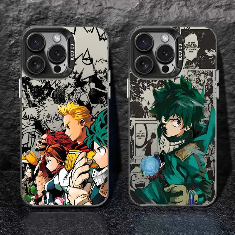 My Heros Academias Phone Case For iPhone 17 17e 16e 16 15 14 13 12 11 mini Pro Max X XR XSMAX 8 7 Air Plus Anti Fall Matte