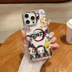 Kamado Nezuko Demons Slayers Phone Case For iPhone 17 16e 16 15 14 13 12 11 Pro Max XR XSMAX 8 7 Air Plus Transparent Soft Cover