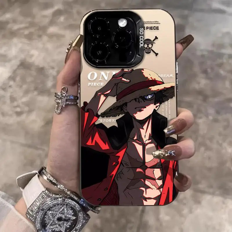 3D One Piece Monkey D. Luffy Phone Case for iPhone 11 12 13 14 15 16 17 Pro Max Plus mini 17promax straw hat Ã£ÂÂ«Ã£ÂÂÃ£ÂÂ£ Back Cover