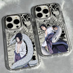 Anime Uchihas Sasukes Phone Case For iPhone 17e 17 16e 16 15 14 13 12 11 mini Pro Max X XR XSMAX 8 7 Air Plus Clear
