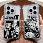 Tokyos Revengers Anime Phone Case Clear For iPhone 17 16 14 15 11 12 13 Pro Max 16E 16 Plus 17 Air Soft Shockproof Silicon Cover