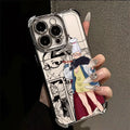 Hot Anime D-Dandadans Plating Phone Case For Samsung A37 A57 A07 A36 A16 A06 A35 A55 A25 A26 A05s A15 A54 A34 A24 A14 A05 4G 5G