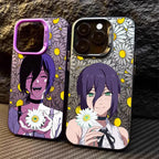 Chainsaws Man Cute Reze Daisy Phone Case for Samsung Galaxy A17 A07 A16 A06 A35 A55 A25 A05S A15 A56 A54 A36 4G 5G Matte Cover