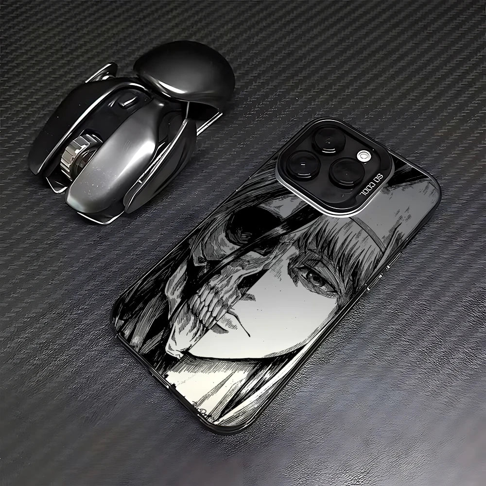 Luxury Hot Anime Attack On Titan Phone Case For iPhone 17 16e 16 15 14 13 12 11 mini Pro Max X XR Air Plus Anti Fall Matte Cover