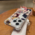 Cute D-Demons S-Slayers Phone Case for Apple iPhone 17 Air 16 15 14 Plus 13 12 11 Pro Max Anti-drop Soft Transparent Cover