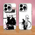Anime B-Bleach Kurosaki Ichigo Phone Case For iPhone 16,15,14,13,12,11,Pro,XS,Max,Plus,Mini,SE White Candy Matte Shockproof Case