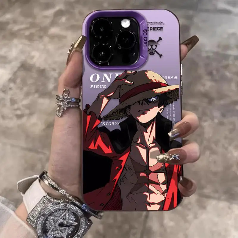 3D One Piece Monkey D. Luffy Phone Case for iPhone 11 12 13 14 15 16 17 Pro Max Plus mini 17promax straw hat Ã£ÂÂ«Ã£ÂÂÃ£ÂÂ£ Back Cover