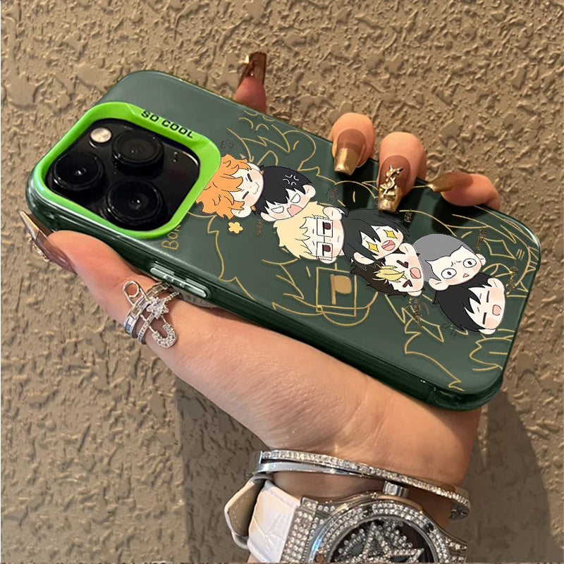 Handsome Anime Haikyuu Hot Hard Case for Samsung Galaxy A34 A14 A13 A23 A55 A15 A35 A25 A05 A05S 5G A24 A54 A53 A33 A32 A52 A52S