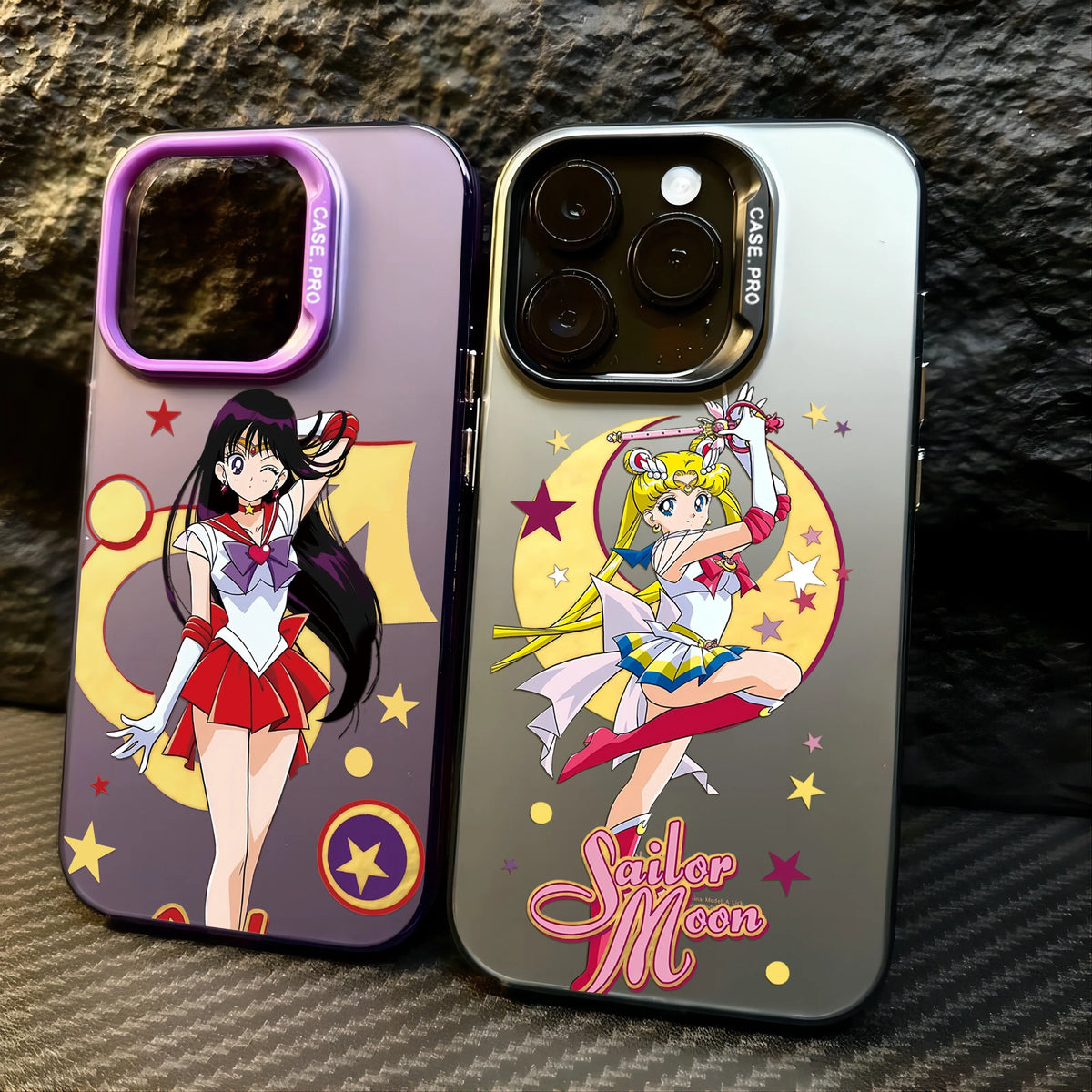 New Anime M-Moons s-Sailors Phone Case For iPhone 16 15 14 13 12 11 Pro Max X XR XSMAX 8 7 Plus Candy Matte Shockproof Cover