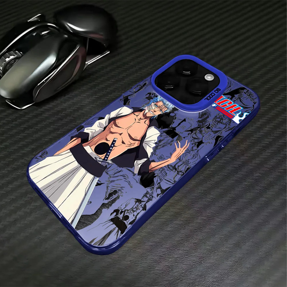 Anime Cool BLEACHS Phone Case For iPhone 16e 16 15 14 13 12 11 mini Pro Max X XR XSMAX 8 7 Plus Anti Fall Matte Back Cover Funda
