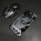 Asta Cartoon B-Black Clover Phone Case iPhone 11/12/13/14/15/16/17 Pro Max Aurora TPU Case Shockproof Slim Stylish Cover