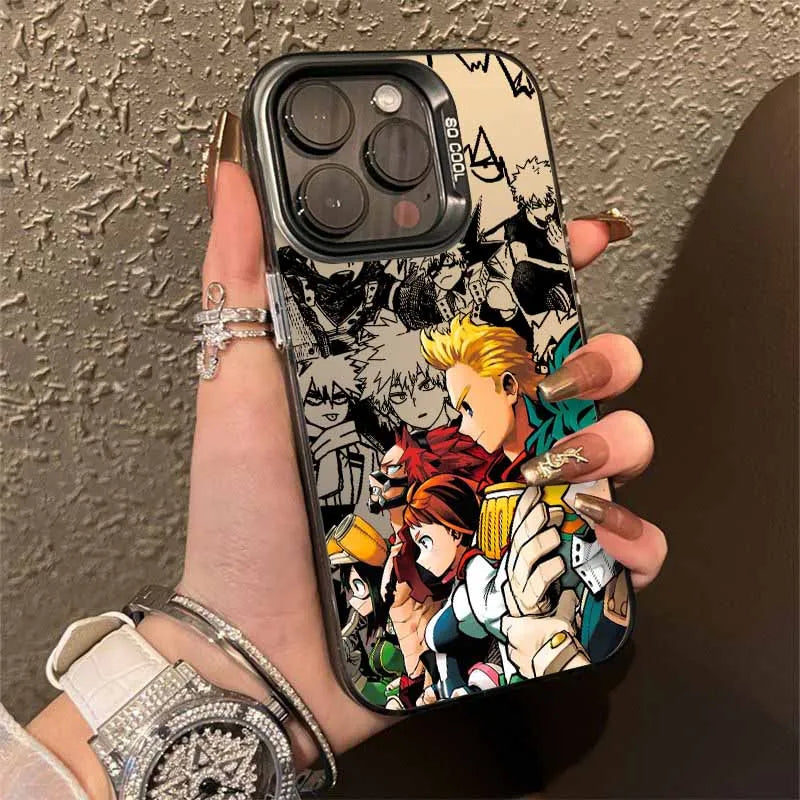 My Heros Academias Phone Case For iPhone 17 17e 16e 16 15 14 13 12 11 mini Pro Max X XR XSMAX 8 7 Air Plus Anti Fall Matte