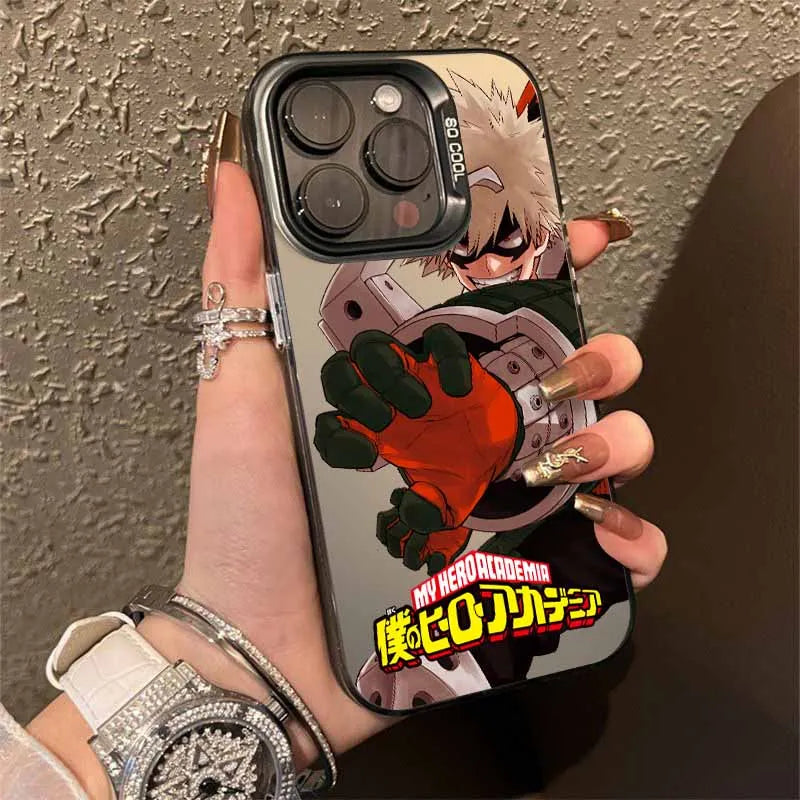 Anime My Hero Academia Phone Case For iPhone 17 16e 16 15 14 13 12 11 mini Pro Max X XR XSMAX 8 7 Air Plus Anti Fall Matte