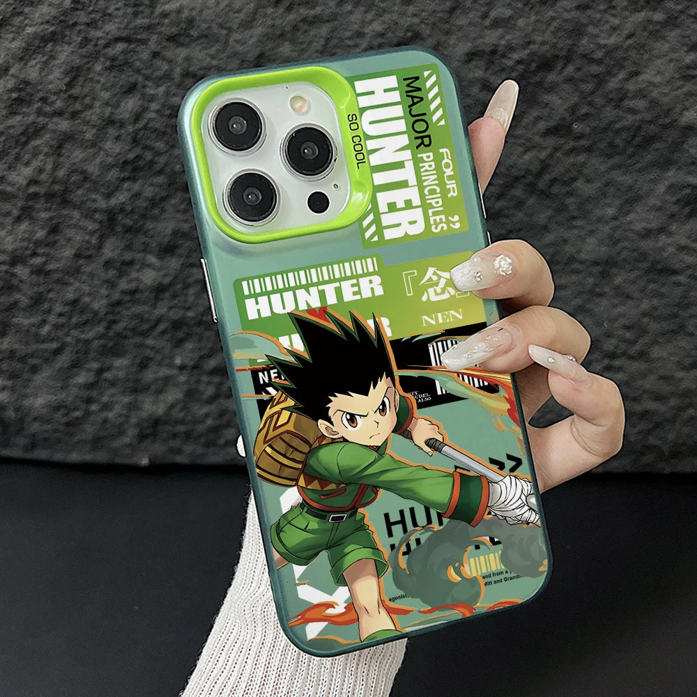 Hot HuntersÃHunters GONs Hisokas Phone Case For iPhone 17 17e 16e 16 15 14 13 12 11 mini Pro Max Air Plus Anti Fall Matte Cover