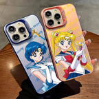 New Anime M-Moons s-Sailors Case for Samsung A73 A72 A55 A54 A53 A35 A34 A33 A32 A30 A24 A23 A22 A14 A05 4G 5G Matte Shockproof