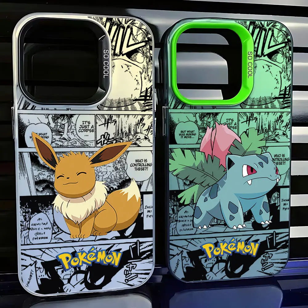 Anime PokÃ©mons Hot Pikachus Phone Case For iPhone 16 15 14 13 12 11 mini Pro Max X XR XSMAX 8 7 Plus Anti Fall Matte Back Cover