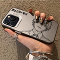 C-Chainsaw Mans Denji Reze Sketch Print Frosted Case for iPhone 17 16 E 15 14 Plus 13 12 Mini 11 Pro Max Acrylic Silicone Cover